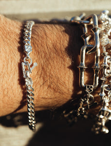 Flat Curb Link Bracelet (5MM)